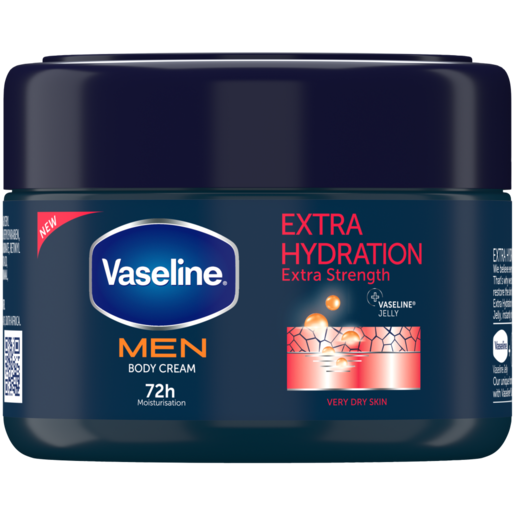 Vaseline Men Extra Hydration Body Cream 250ml