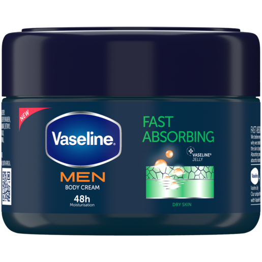 Vaseline Men Fast Absorbing Body Cream 250ml