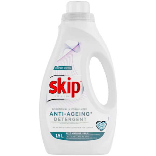 Skip Intelligent Perfect Whites Anti-Ageing Auto Washing Liquid 1.5L
