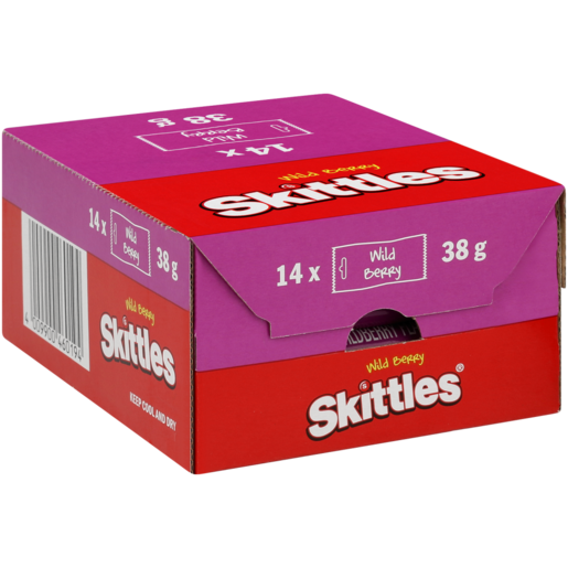 Skittles Wild Berry Candies 14 x 38g