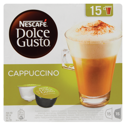 Nescafé Dolce Gusto Cappuccino Pods 30 Pack, Coffee Pods