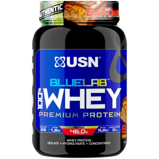 USN Blue Lab Bar One Flavoured 100% Whey Premium Protein 908g