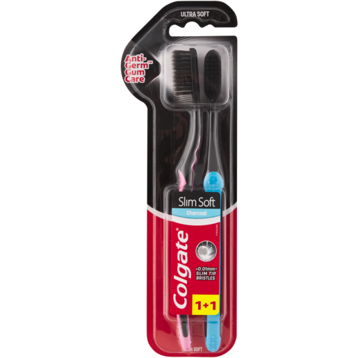 Colgate Soft Charcoal Toothbrush 2 Pack
