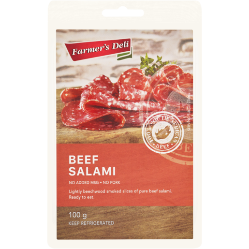 Farmer's Deli Beef Salami 100g