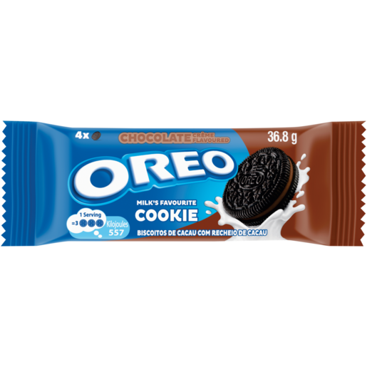 OREO Chocolate Crème Flavoured Cookies 4 Pack