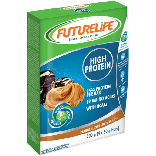 Futurelife High Protein Peanut Butter Crunch Flavoured Protein Bar 4 x 50g