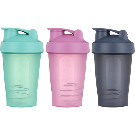 Home Discovery Protein Shaker Bottle 400ml (Assorted Item - Supplied At Random)