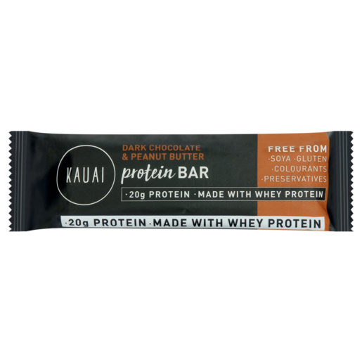 Kauai Peanut Butter Flavoured Dark Chocolate Protein Bar 72g