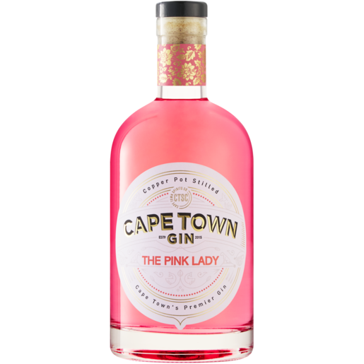 Cape Town The Pink Lady Gin Bottle 750ml