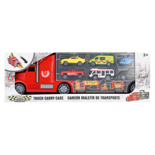 Plastic Truck Car Carry Case 11 Piece