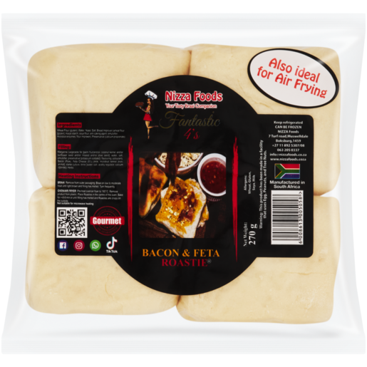 Nizza Foods Bacon & Feta Roastie 4 Pack