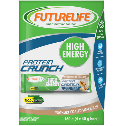 Futurelife Protein Crunch Yoghurt Coated Cereal Bars 4 x 40g
