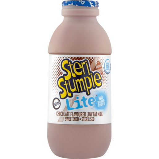 Steri Stumpie Lite Low Fat Chocolate Flavoured Milk 350ml