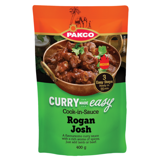 Pakco Rogan Josh Cook-In-Sauce 400g