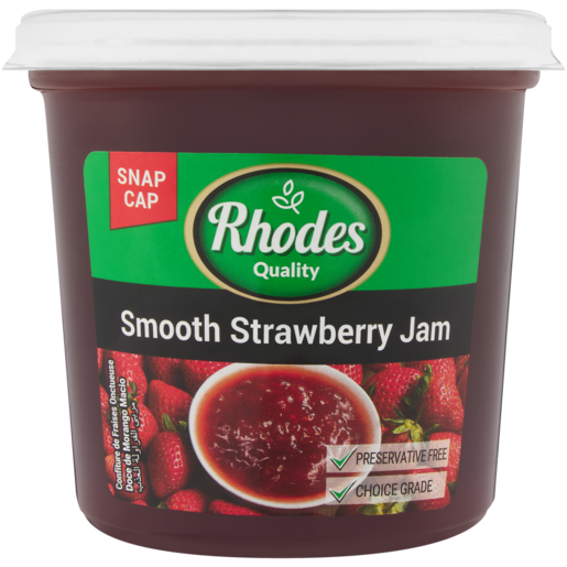 Rhodes Quality Quality Smooth Strawberry Jam 600g