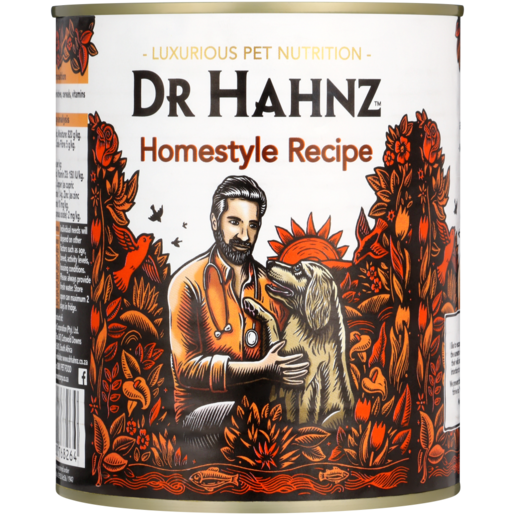 Dr Hahnz Homestyle Recipe Dog Food 830g
