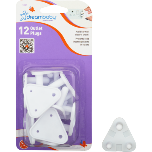 Dreambaby White Outlet Plugs 12 Pack