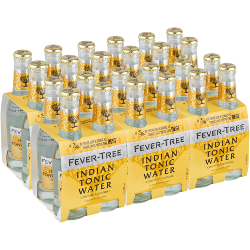 Fever-Tree Indian Tonic Water Bottles 24 x 200ml