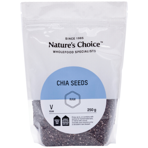 Nature's Choice Raw Chia Seeds 250g