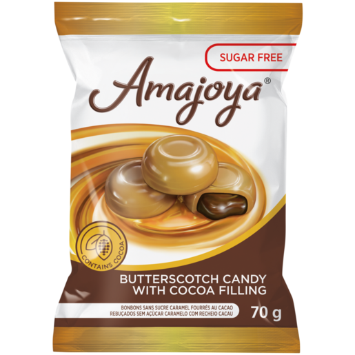Amajoya Sugar Free Butterscotch Candy 70g
