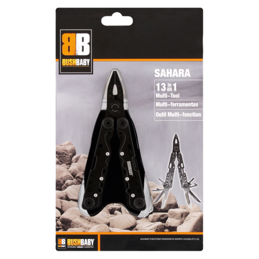 Bush Baby 13-In-1 Black Sahara Multi-Tool