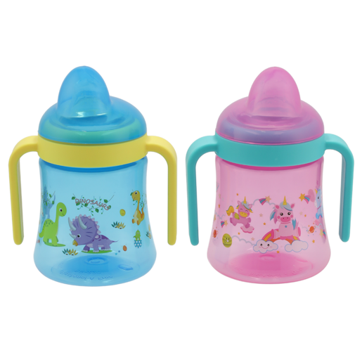 Jolly Tots 2 Handle Soft Spout Cup 270ml (Assorted Item - Supplied At Random)