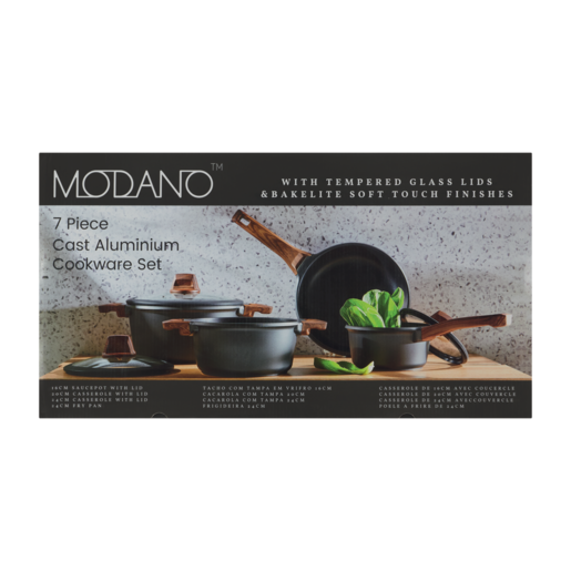 Modano Cast Aluminium Cookware Set 7 Piece
