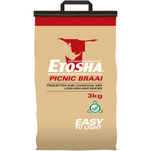 Etosha Picnic Braai Charcoal Mix 3kg
