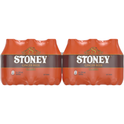 Stoney Classic Ginger Beer Soft Drink 6 x 4 x 300ml