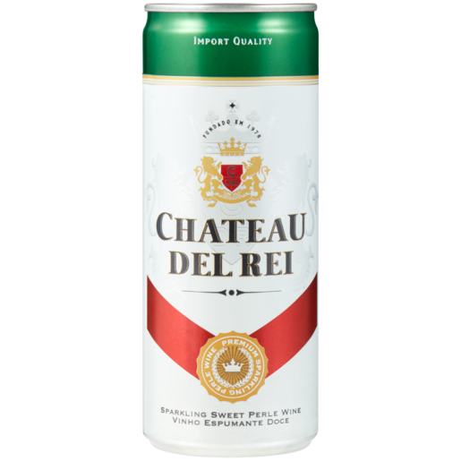 Chateau Del Rei Sweet Perle Sparkling White Wine Can 250ml