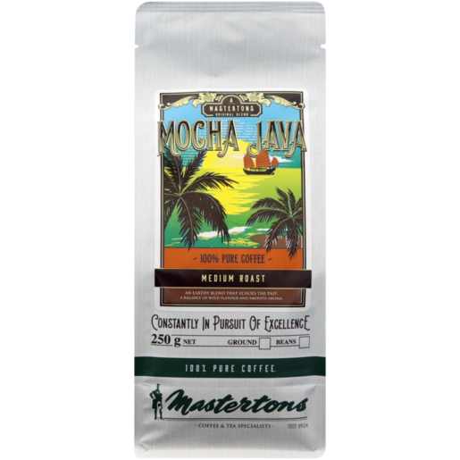Mastertons Mocha Java Ground Coffee 250g 
