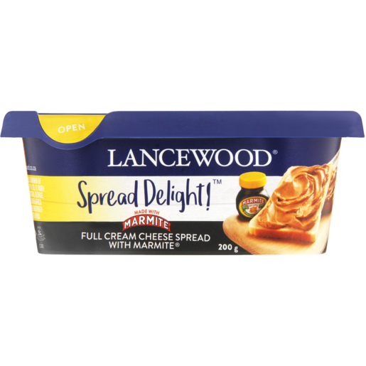 LANCEWOOD Spread Delight Marmite Full Cream Cheese Spread 200g