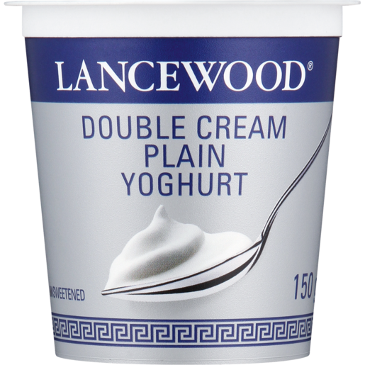 LANCEWOOD Plain Double Cream Yoghurt 150g