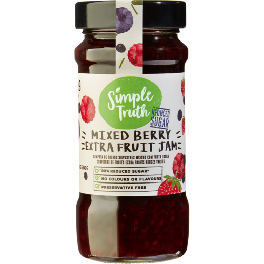 Simple Truth Mixed Berry Extra Fruit Jam 295g