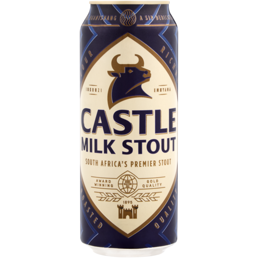 Castle Milk Stout Beer Can 500ml