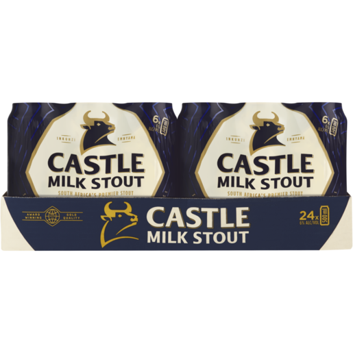 Castle Milk Stout Beer Cans 24 x 500ml 