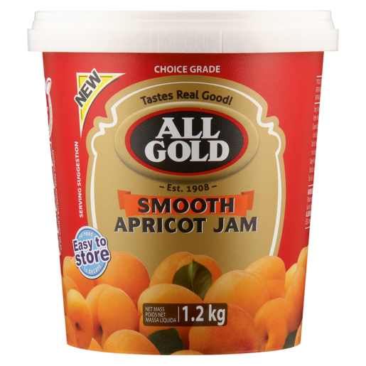 ALL GOLD Smooth Apricot Jam Tub 1.2kg