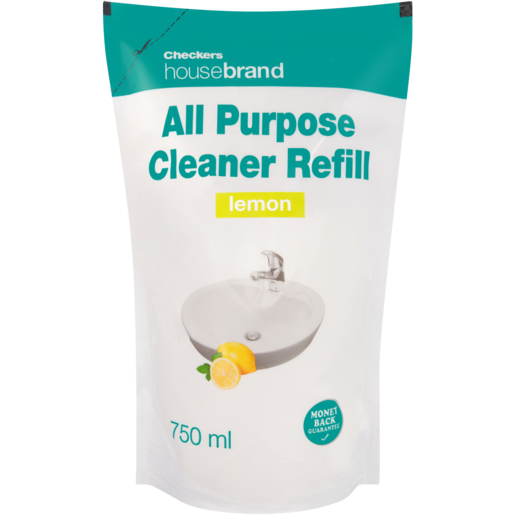 Checkers Housebrand Lemon Fragrance All Purpose Cleaner Refill 750ml