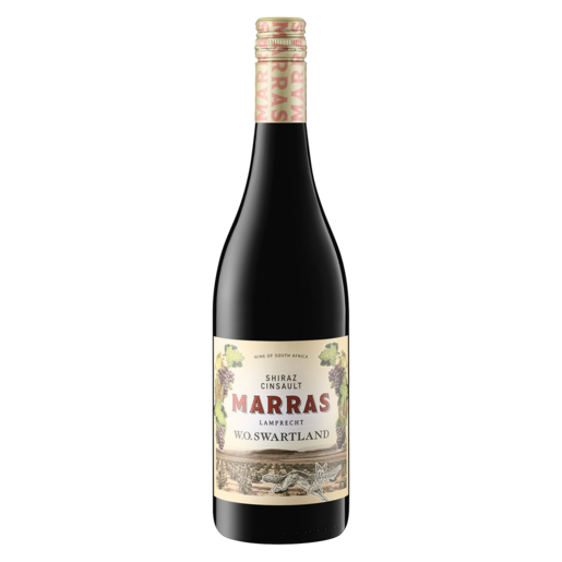 Marras Shiraz Cinsault Red Wine Bottle 750ml