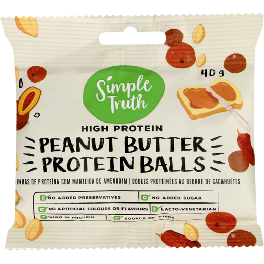 Simple Truth Peanut Butter Protein Balls 40g