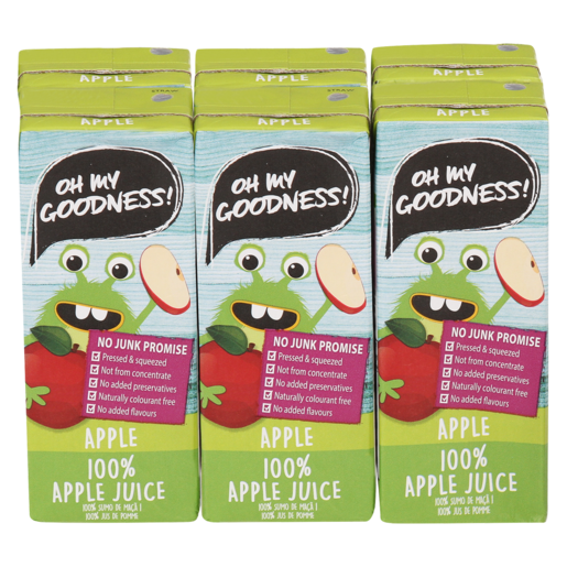 Oh My Goodness! 100% Apple Juice Box 6 x 200ml