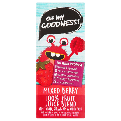 Oh My Goodness! 100% Mixed Berry Fruit Juice Blend 200ml