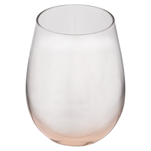 Rose Gold Stemless Wine Glass