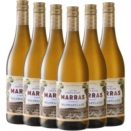Swartland Marras Chenin Blanc White Wine Bottles 6 X 750ml