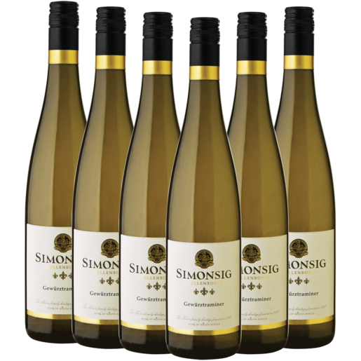 Simonsig Gewurztraminer White Wine Bottles 6 x 750ml