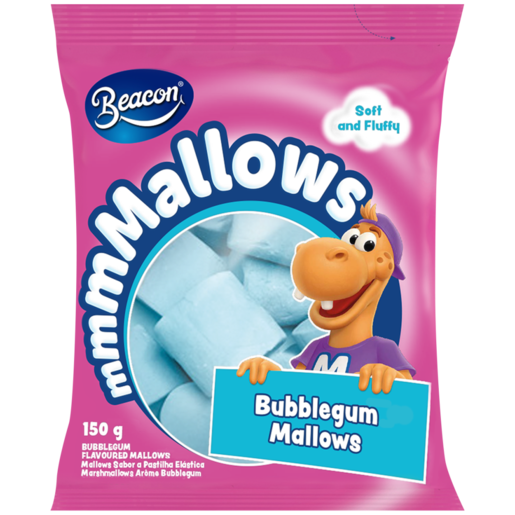 Beacon Bubblegum Flavoured Marshmallows 150g