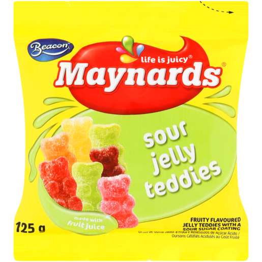 Maynards Sour Jelly Teddies 125g