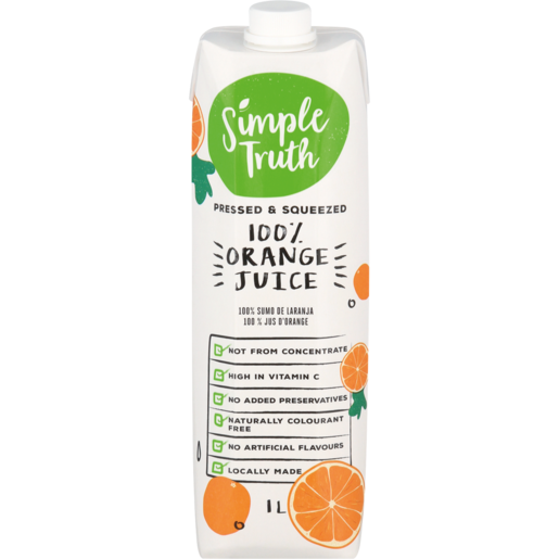 Simple Truth 100% Orange Juice 1L