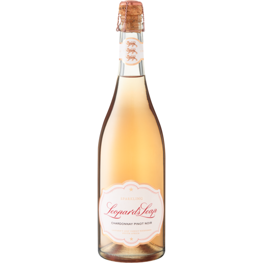 Leopard's Leap Chardonnay Pinot Noir Sparkling White Wine Bottle 750ml