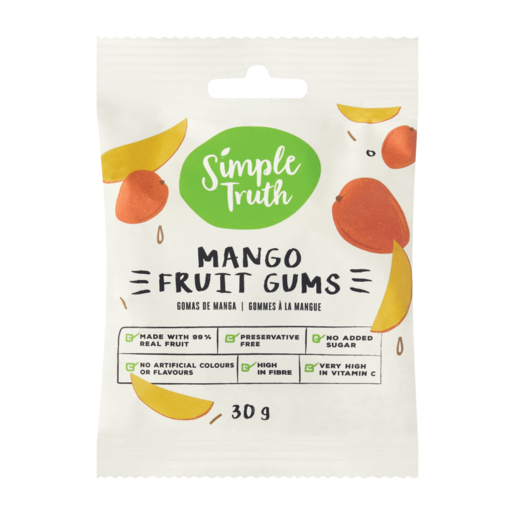 Simple Truth Mango Fruit Gums 30g